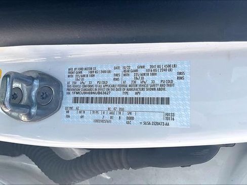 Used 2022 Ford Escape SEL w/ Technology Package AWD/4WD image 29