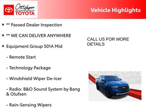 Used 2019 Ford Ranger Lariat w/ Equipment Group 501A Mid RWD image 5