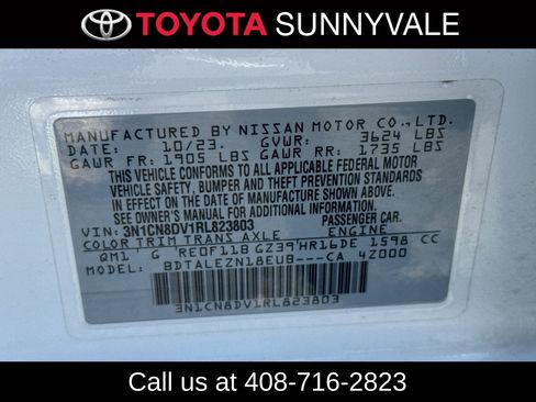 Used 2024 Nissan Versa S FWD image 28