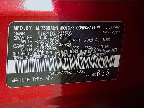 Used 2024 Mitsubishi Outlander SE FWD image 12