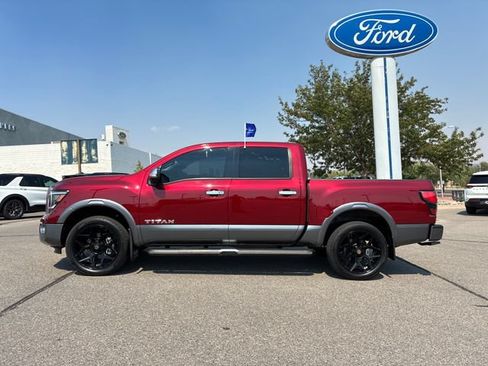 Used 2023 Nissan Titan Platinum Reserve w/ Moonroof Package AWD/4WD image 2