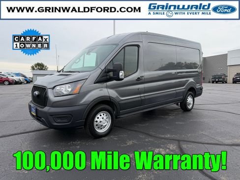 Used 2023 Ford Transit 250 Medium Roof AWD w/ Interior Upgrade Package image 1
