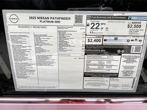 New 2025 Nissan Pathfinder Platinum w/ Lighting Package (N93) image 38