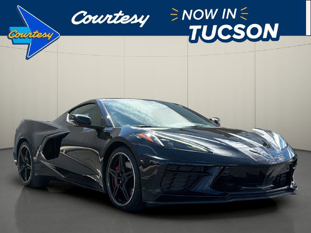 Used 2024 Chevrolet Corvette Stingray Preferred Cpe w/ Z51 Performance Package RWD image 1