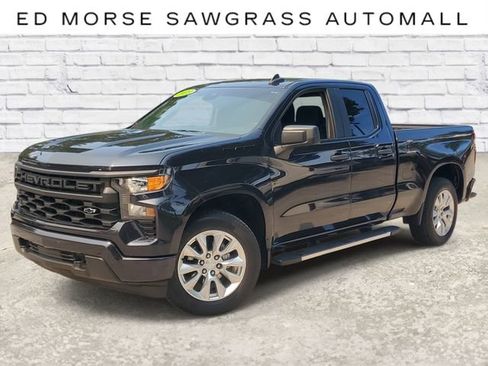 Used 2023 Chevrolet Silverado 1500 Custom w/ LPO, Dark Essentials Package RWD image 1