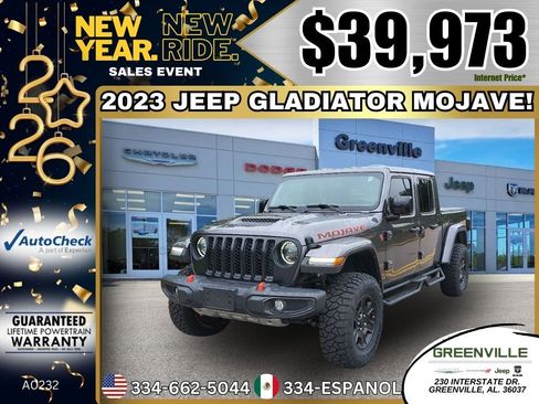 Used 2023 Jeep Gladiator Mojave w/ LED Lighting Group image 1