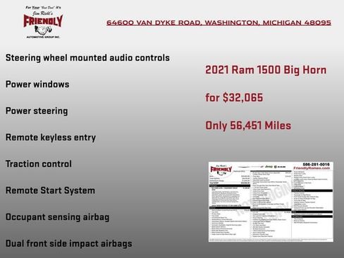 Used 2021 RAM 1500 Big Horn AWD/4WD image 8