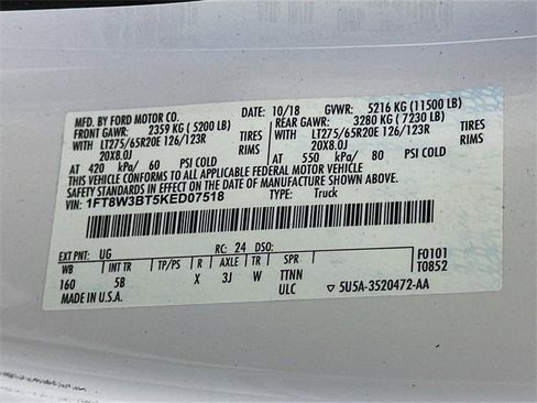 Used 2019 Ford F350 Lariat w/ Lariat Ultimate Package image 26