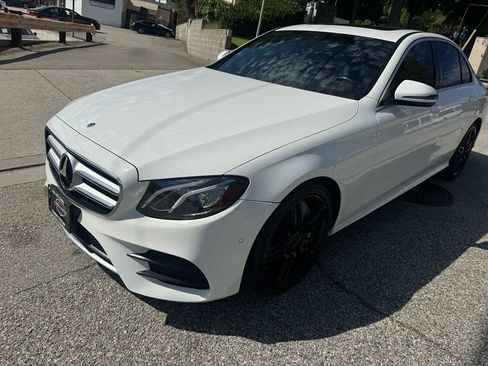 Used 2018 Mercedes-Benz E 300 w/ AMG Line Exterior image 2
