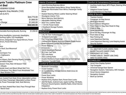Used 2024 Toyota Tundra Platinum image 33
