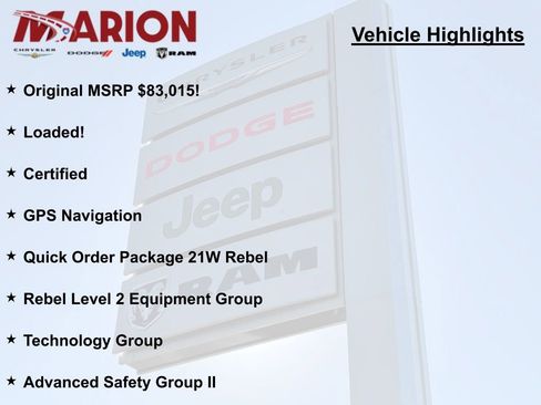 Used 2025 RAM 1500 Rebel w/ Advanced Safety Group II AWD/4WD image 6