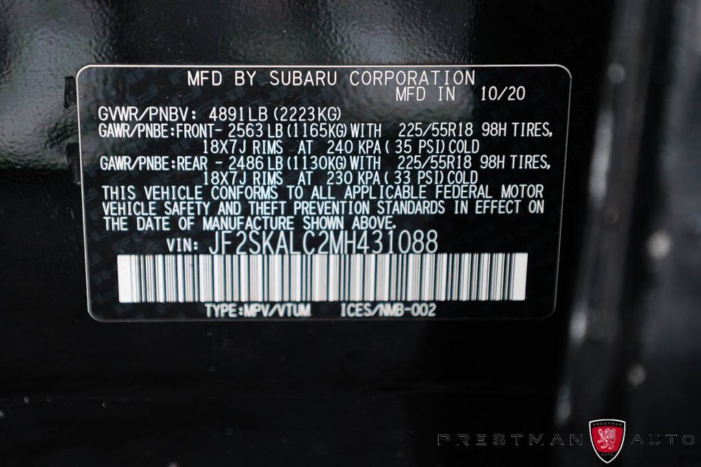 Used 2021 Subaru Forester Sport w/ Popular Package #2 AWD/4WD image 40