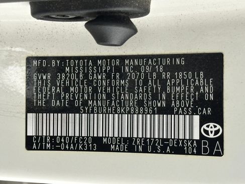Used 2019 Toyota Corolla SE image 30
