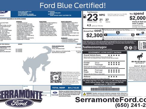 Used 2025 Ford Bronco Sport Badlands image 18