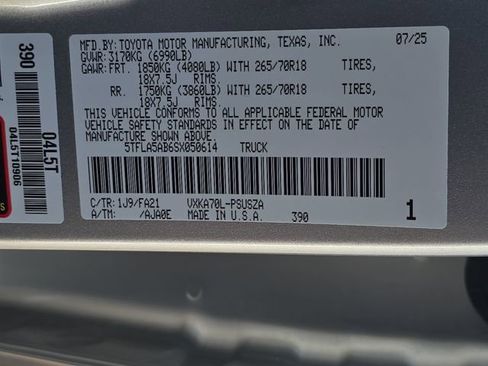 Used 2025 Toyota Tundra SR5 RWD image 35