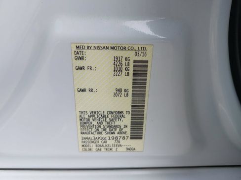 Used 2016 Nissan Altima 2.5 SR FWD image 38