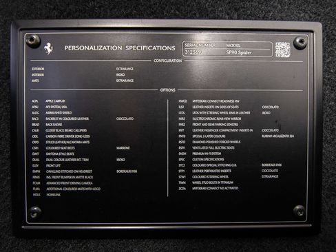 Certified 2025 Ferrari SF90 Spider AWD/4WD image 55