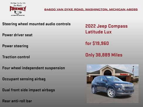 Used 2022 Jeep Compass Latitude image 10