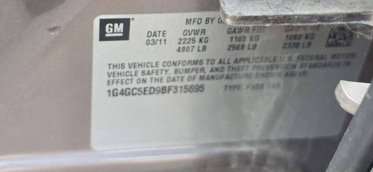 Used 2011 Buick LaCrosse CXL FWD image 9