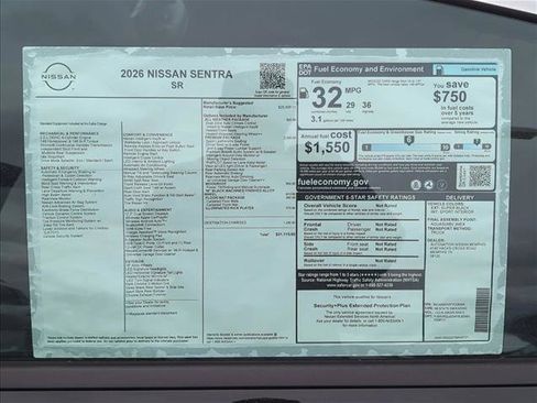 New 2026 Nissan Sentra SR image 24