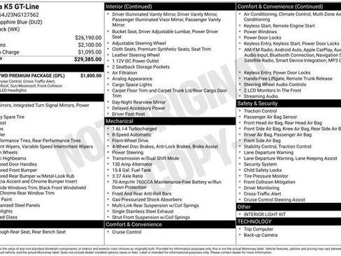 Used 2022 Kia K5 GT-Line w/ GT-Line FWD Premium Package image 24