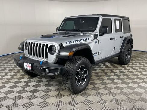 Used 2022 Jeep Wrangler Unlimited Rubicon 4xe w/ Cold Weather Group AWD/4WD image 1