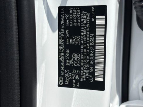 New 2025 Hyundai Santa Cruz Limited image 22