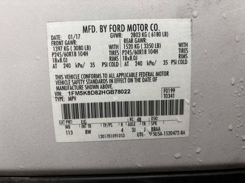 Used 2017 Ford Explorer XLT w/ Equipment Group 202A image 41