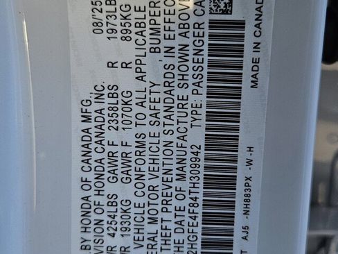 New 2026 Honda Civic Sport Touring image 41