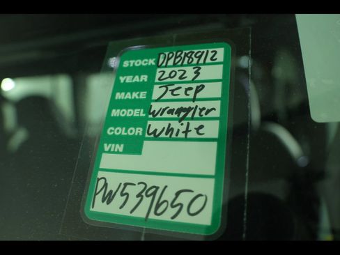 Used 2023 Jeep Wrangler Unlimited Sport AWD/4WD image 27