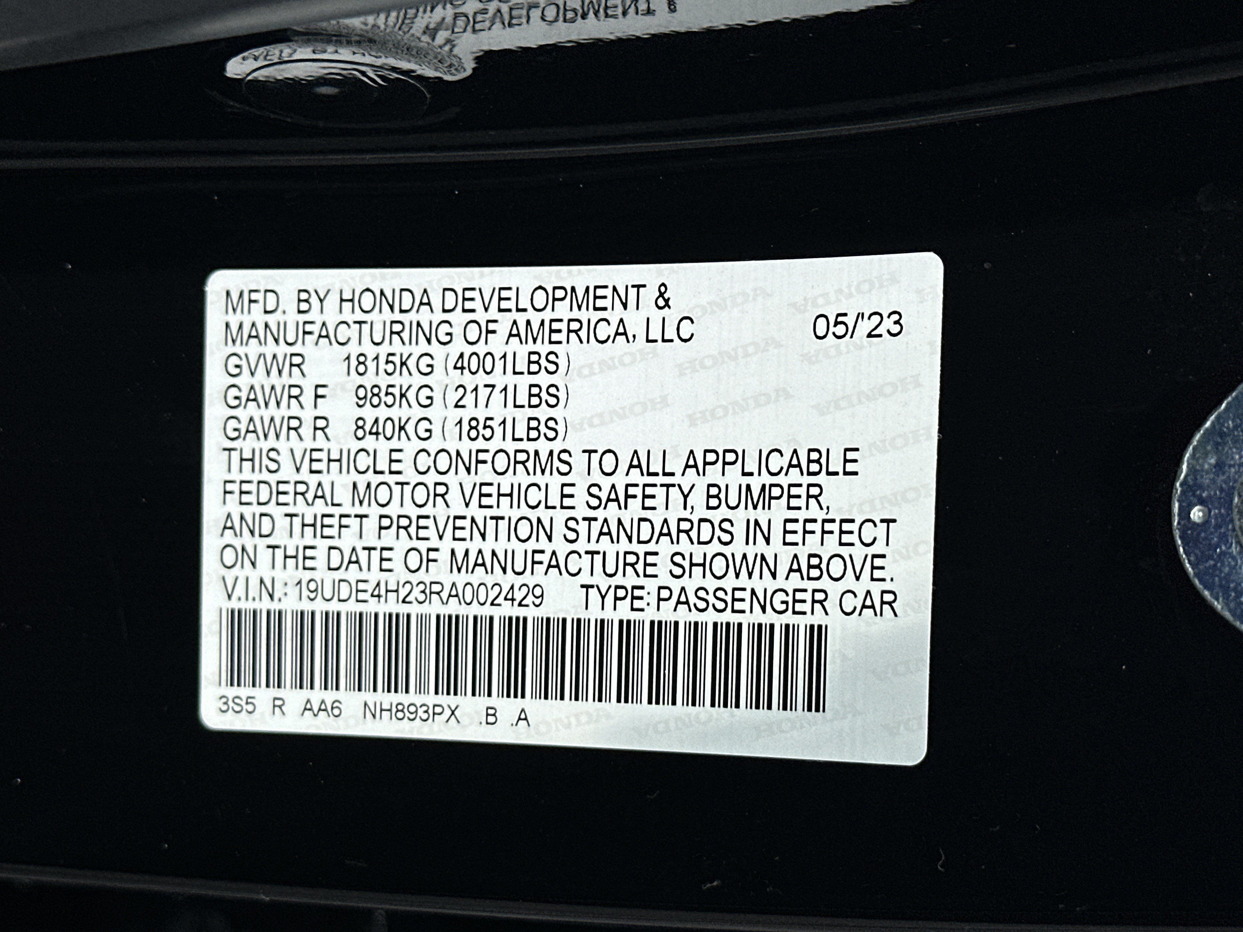 Certified 2024 Acura Integra FWD image 37
