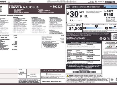 Used 2024 Lincoln Nautilus Premier w/ Equipment Group 102A