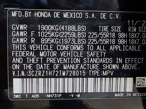 New 2026 Honda HR-V EX-L image 31