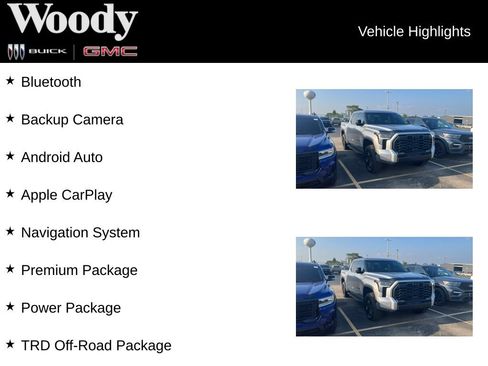Used 2024 Toyota Tundra Limited w/ TRD Off-Road Package AWD/4WD image 3