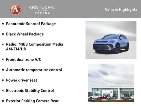 New 2026 Volkswagen Taos SE image 2