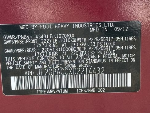 Used 2013 Subaru Crosstrek 2.0i Premium AWD/4WD image 30