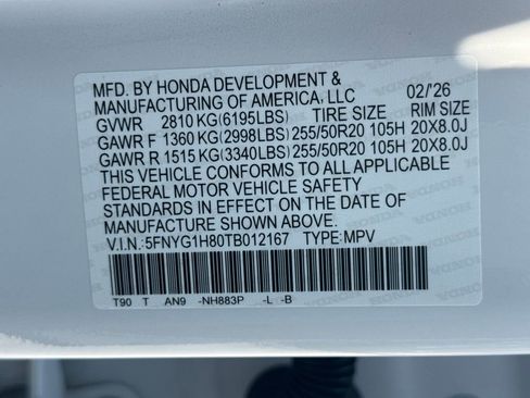 New 2026 Honda Pilot Elite image 28