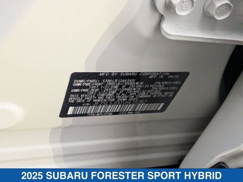 Certified 2025 Subaru Forester Sport image 31