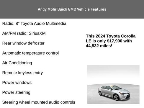 Used 2024 Toyota Corolla LE image 4