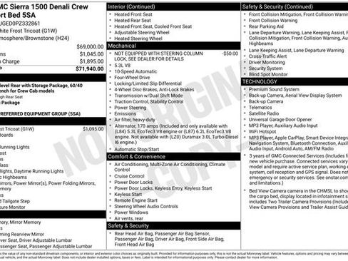 Used 2023 GMC Sierra 1500 Denali AWD/4WD image 9