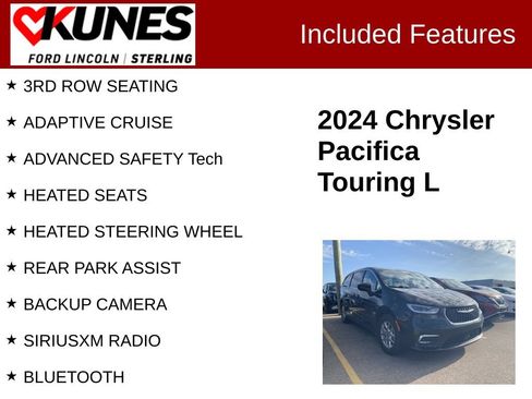 Used 2024 Chrysler Pacifica Touring-L FWD image 2