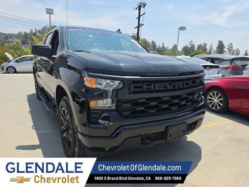 Used 2025 Chevrolet Silverado 1500 Custom w/ Turbomax Blackout Package RWD image 9