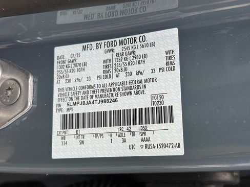 New 2026 Lincoln Nautilus Premier w/ Equipment Group 102A image 22