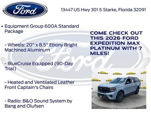 New 2026 Ford Expedition Max Platinum AWD/4WD image 20