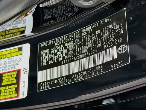 Used 2022 Toyota Camry SE FWD image 35