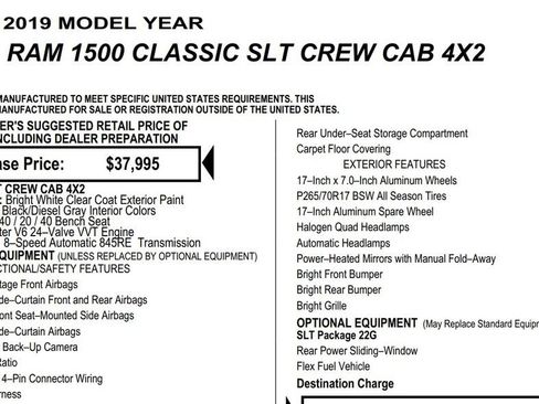 Used 2019 RAM 1500 Classic SLT RWD image 22