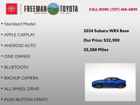 Used 2024 Subaru WRX AWD/4WD image 5