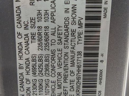 Used 2017 Honda CR-V Touring image 20