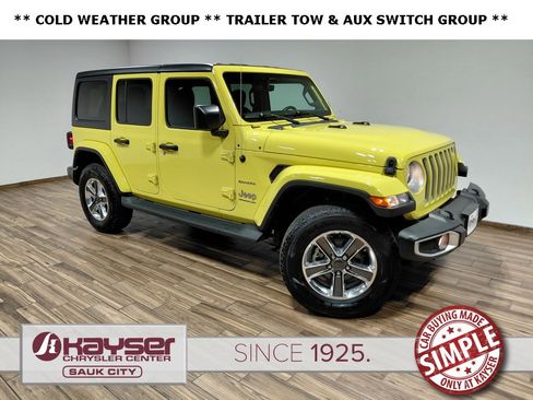 Used 2023 Jeep Wrangler Sahara w/ Cold Weather Group image 1