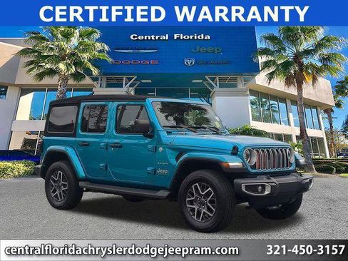Certified 2024 Jeep Wrangler Unlimited Sahara w/ Technology Group AWD/4WD image 1